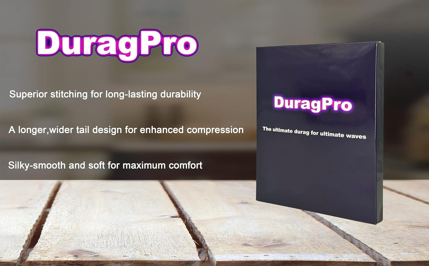 1 Pack Silk Durag for Men and Women Gift Set, Silky Satin Do Rag