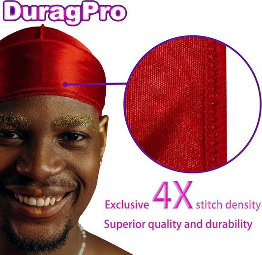 1 Pack Silk Durag for Men and Women Gift Set, Silky Satin Do Rag